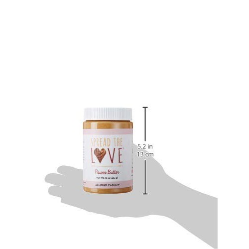 Spread The Love Almond Cashew Power Butter, 16 Ounce All Natura