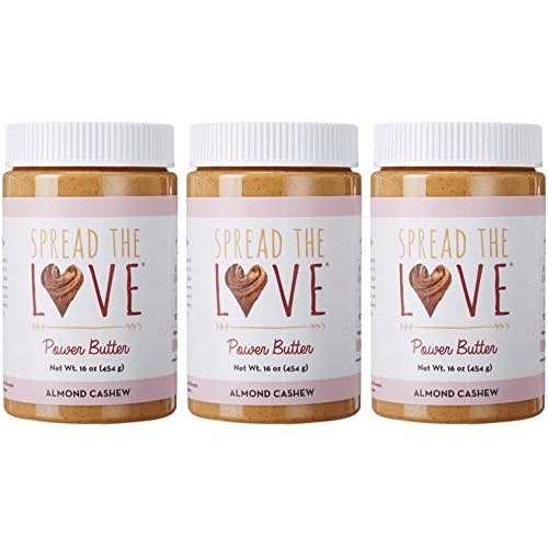Spread The Love Almond Cashew Power Butter, 16 Ounce All Natura