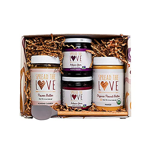 Spread The Love Gift Set 5 Pc Count Naked Organic Peanut Butte