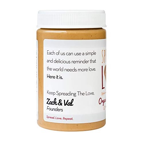 Spread The Love Naked Organic Peanut Butter, 16 Ounce Organic,