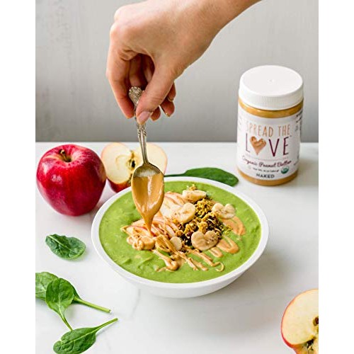 Spread The Love Naked Organic Peanut Butter, 16 Ounce Organic,