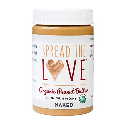 Spread The Love Naked Organic Peanut Butter, 16 Ounce Organic,
