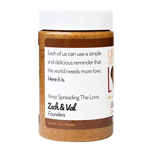 Spread The Love Unsalted Almond Butter, 16 Ounce All Natural, V