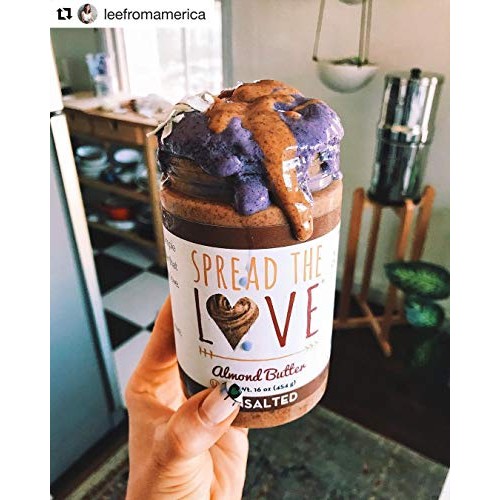 Spread The Love Unsalted Almond Butter, 16 Ounce All Natural, V