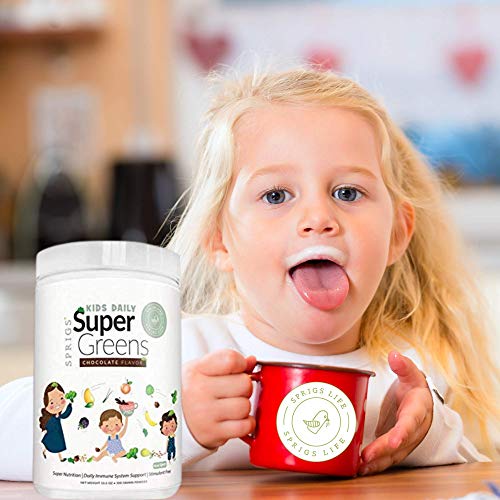 Kids Daily Super Greens Chocolate - 48 Super Foods - 9.5Oz