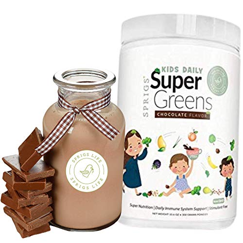 Kids Daily Super Greens Chocolate - 48 Super Foods - 9.5Oz