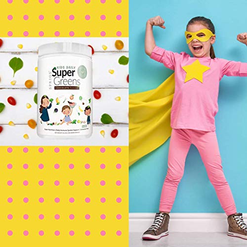 Kids Daily Super Greens Chocolate - 48 Super Foods - 9.5Oz