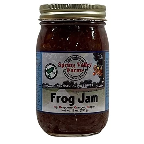 Spring Valley Farms Frog Jam Fig, Raspberry, Oranges, Ginger