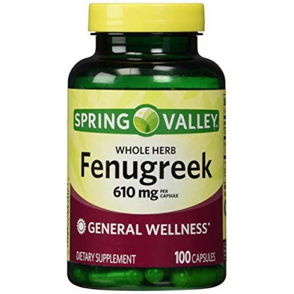 Spring Valley - Fenugreek 610 mg, 100 Capsules