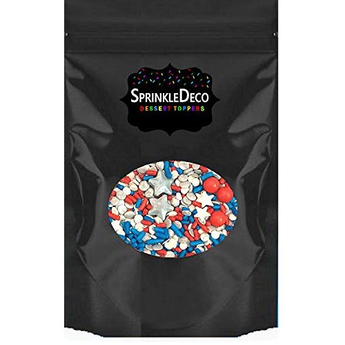 Star Spangled Banner Patriotic July 4Th Memorial Day Edible Glit