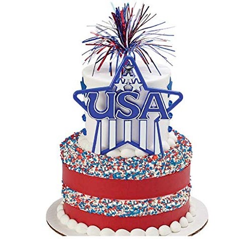 Star Spangled Banner Patriotic July 4Th Memorial Day Edible Glit