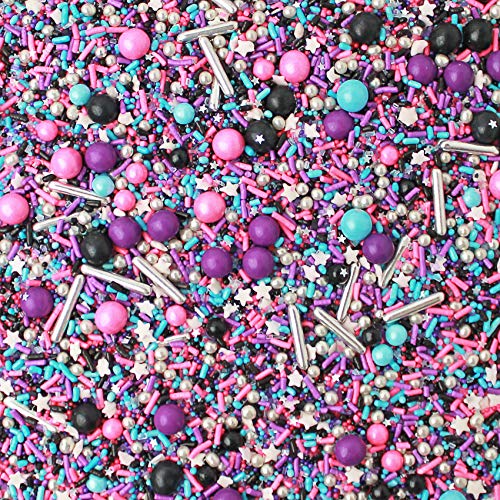 Milky Way| Space Galaxy Pink Purple Black Silver New Years Colo