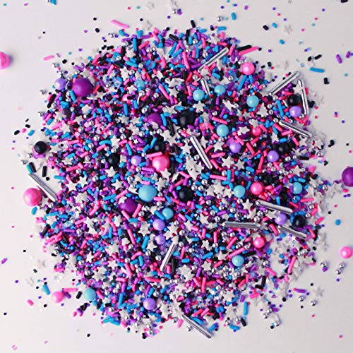 Milky Way| Space Galaxy Pink Purple Black Silver New Years Colo