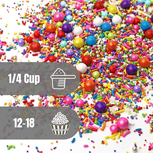 Rainbow Road Sprinkle Mix| Red Orange Yellow Green Blue Pink Pur
