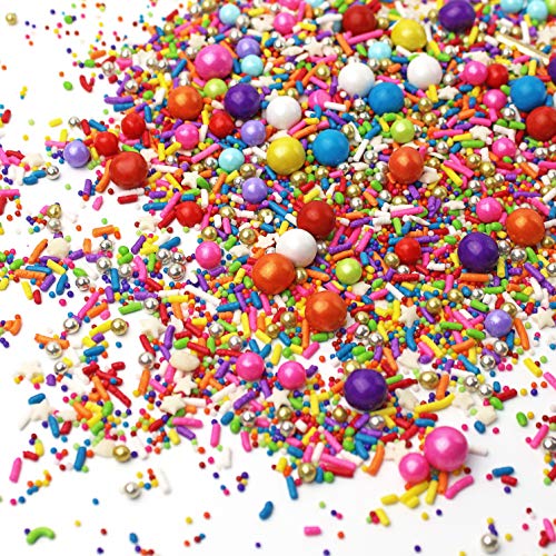 Rainbow Road Sprinkle Mix| Red Orange Yellow Green Blue Pink Pur