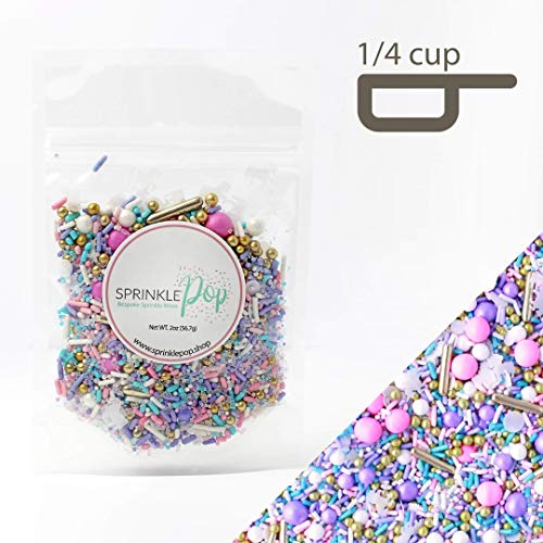 Unicorn Sprinkles Mix | Pastel | Pink| Purple| Blue | White| Gol