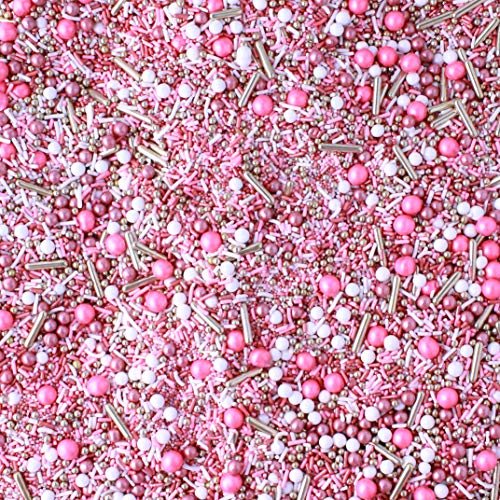 Vintage Rose Gold Sprinkle Mix | Wedding | Bridal Shower | Anniv