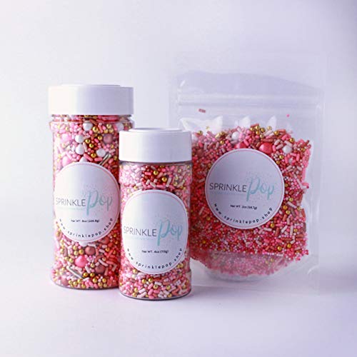 Vintage Rose Gold Sprinkle Mix | Wedding | Bridal Shower | Anniv