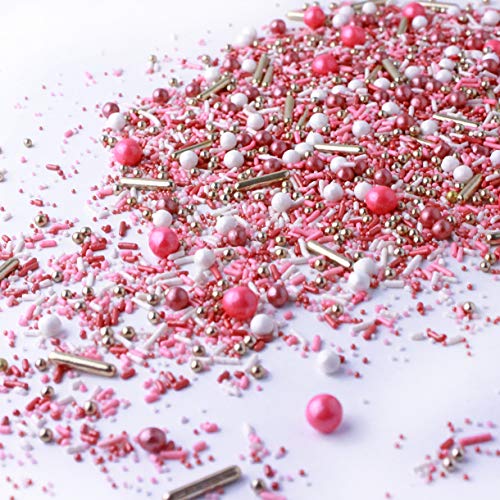 Vintage Rose Gold Sprinkle Mix | Wedding | Bridal Shower | Anniv