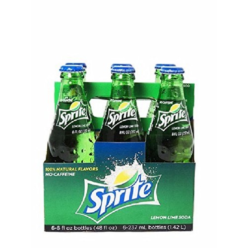 Sprite 8Oz Glass Bottles 4-6 Packs 24 Bottles Sprite