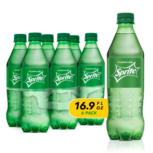 Sprite Lemon Lime Soda Soft Drinks, 16.9 Fl Oz, 6 Count - Pack O