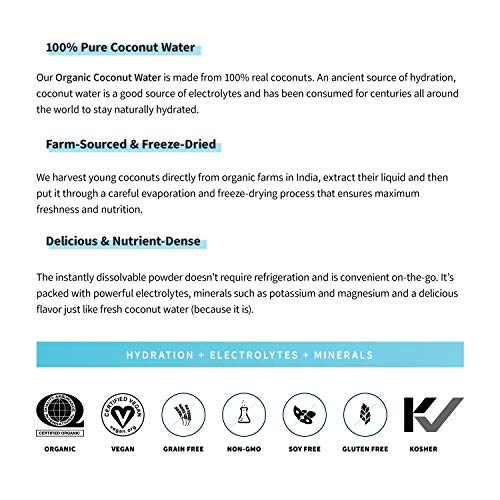 Sprout Living Organic Coconut Water Powder $1.66/Drink, Origin