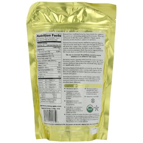 Sprout Revolution Nutrasprout Premium Organic Sprouted Ground Fl