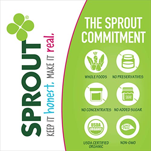 Sprout Organic Baby Food Pouches Stage 2, Apple Oatmeal Raisin W