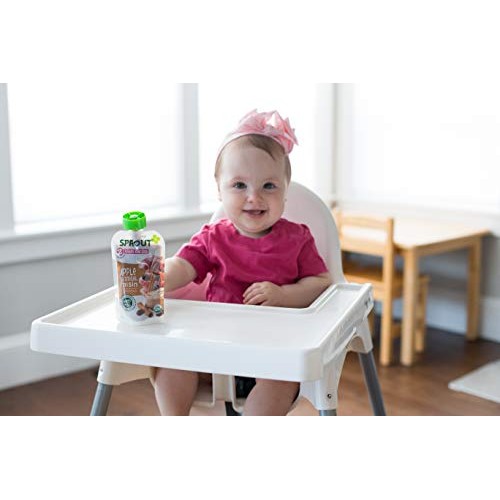 Sprout Organic Baby Food Pouches Stage 2, Apple Oatmeal Raisin W