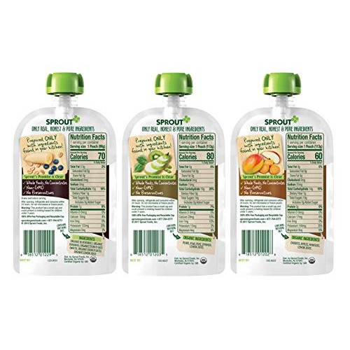 Sprout Organic Baby Food Pouches Stage 2 Sprout Organic Baby Foo