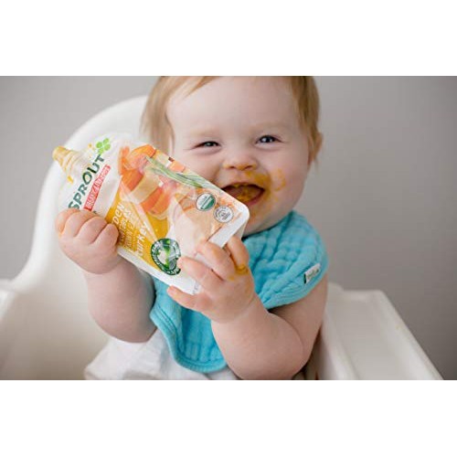 Sprout Organic Baby Food Pouches Stage 3, Garden Vegetables Brow