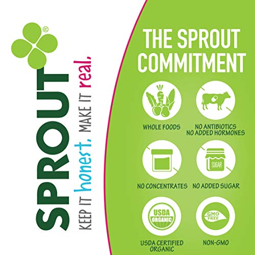 Sprout Organic Baby Food Pouches Stage 3 Meat Variety Pack, Pac