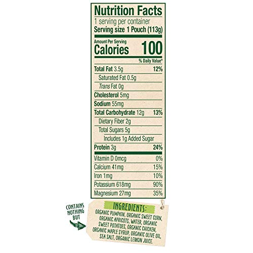 Sprout Organic Stage 3 Baby Food Pouches, Harvest Vegetables Apr