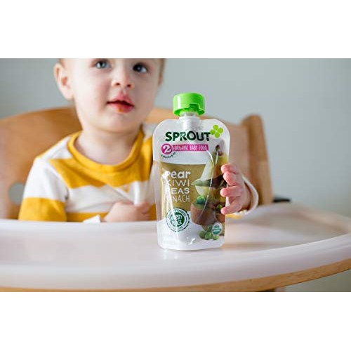 Sprout Organic Baby Food, Stage 2 Pouches, Fruit &Amp; Veggie Blend,