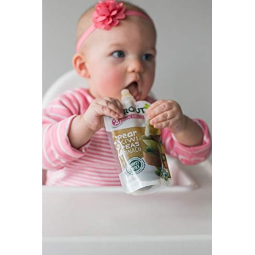 Sprout Organic Baby Food, Stage 2 Pouches, Fruit &Amp; Veggie Blend,
