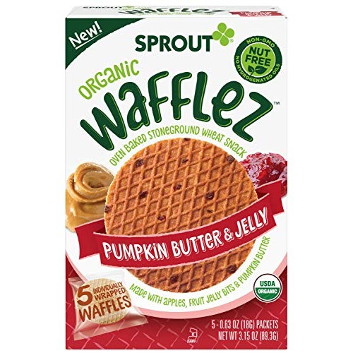 Sprout Organic Baby Food, Stage 4 Toddler Snacks, Pumpkin Butter