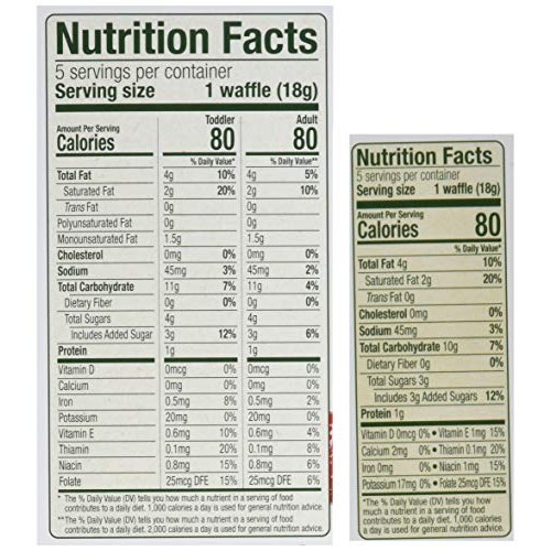 Sprout Organic Foods Toddler Snacks Wafflez Pumpkin Butter &Amp; Blu