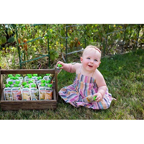 Sprout Organic Stage 2 Baby Food Pouches, 12 Flavor Variety Samp