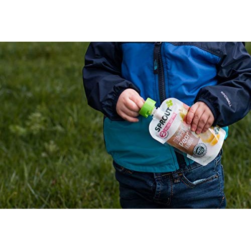 Sprout Organic Stage 2 Baby Food Pouches, Strawberry Pear Banana