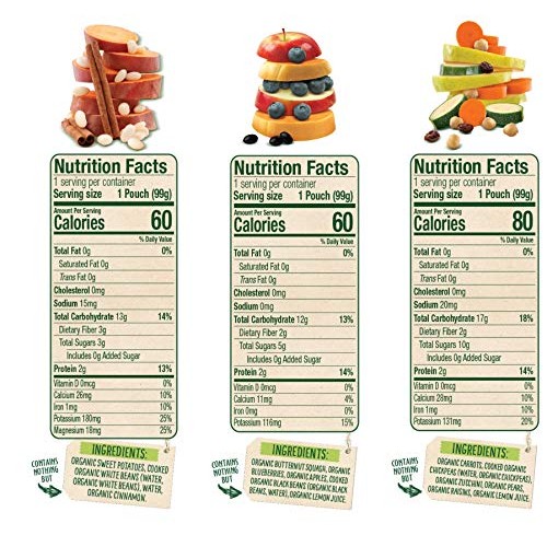 Sprout Organic Stage 2 Plant Protein Variety Pack, Sweet Potato