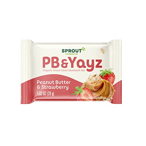 Sprout Organics, PB & Yayz Toddler Snack Bars, Peanut Butter & S...