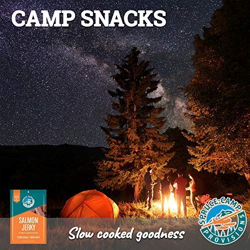 Salmon Jerky Variety 2-Pack, Hot Smoked Honey Jerky &Amp; Teriyaki