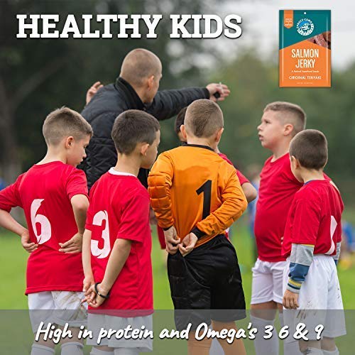 Salmon Jerky Variety 2-Pack, Hot Smoked Honey Jerky &Amp; Teriyaki