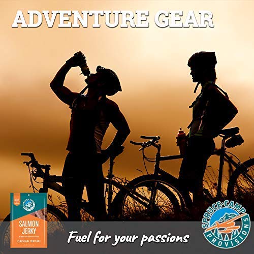 Salmon Jerky Variety 2-Pack, Hot Smoked Honey Jerky &Amp; Teriyaki