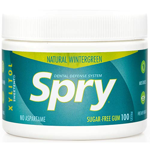 Spry Fresh Natural Xylitol Chewing Gum Dental Defense System Asp