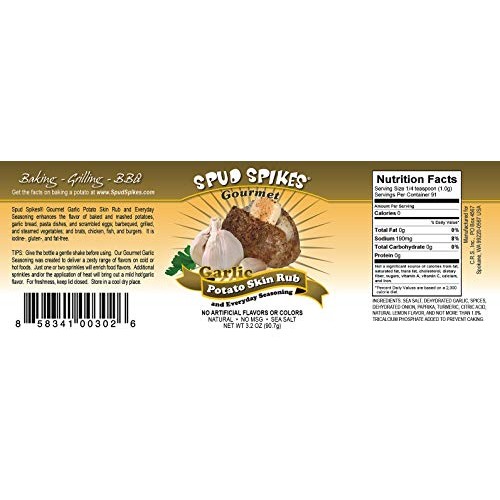 Spud Spikes Gourmet Everyday Seasonings And Rubs Pack, Original