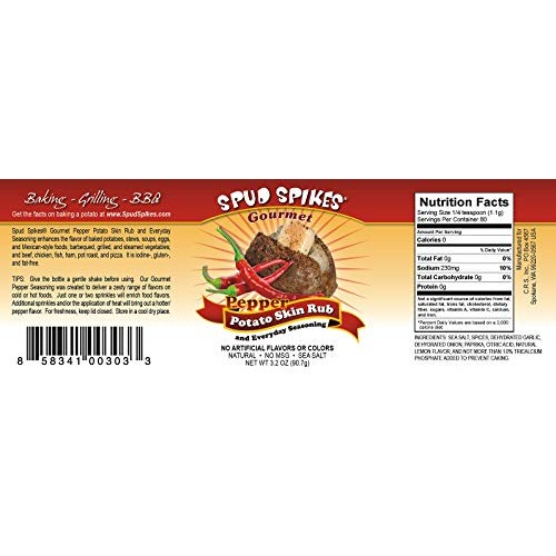 Spud Spikes Gourmet Everyday Seasonings And Rubs Pack, Original