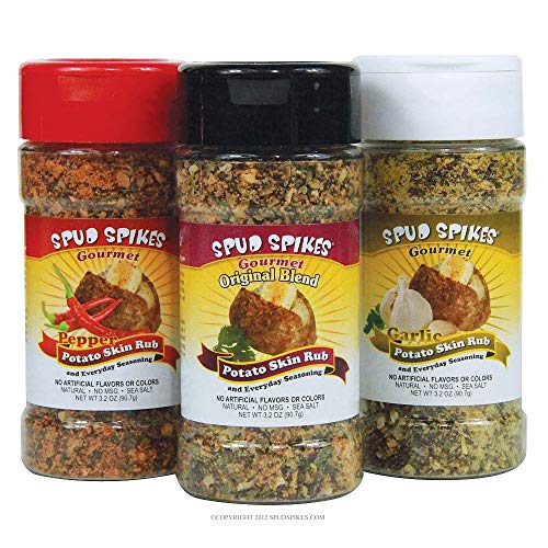 Spud Spikes Gourmet Everyday Seasonings And Rubs Pack, Original