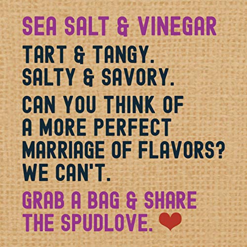 Spudlove Organic Thick-Cut Crunchy Potato Chips | Sea Salt | 5 O