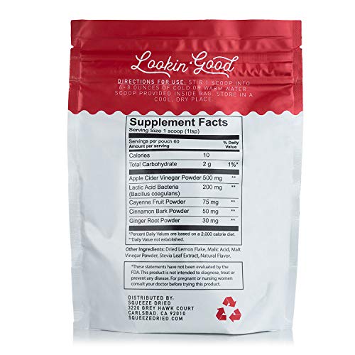 Squeeze Dried Apple Cider Vinegar: Inflammation, Digestion, Natu